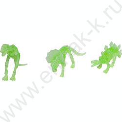 Набор д/творчества Раскопки "Ищи динозавров и сокровища" (светятся в темноте) NEW | Фото 8