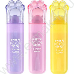 Текстовыделитель /набор  3цв/ Замурчательные лапки /форма наконечника:скошенная NEW | Фото 3