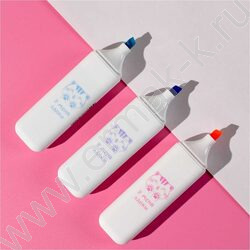 Текстовыделитель /ассорти/ косой Пушистые лапки /софт-тач покрытие,бокс 12шт NEW | Фото 7