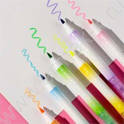 Текстовыделитель /ассорти/ кисть Сияющая красота /бокс 24шт NEW | Фото 8