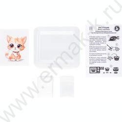 Набор д/творчества Изготовление мыла Рукодельное мыло с картинкой "Котенок" NEW | Фото 2