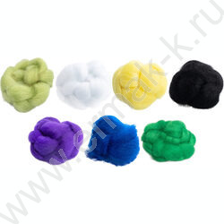 Набор д/творчества Валяние шерсти "Анютины глазки" (с рамкой) NEW | Фото 2