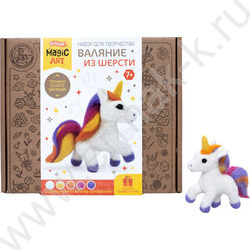 Набор д/творчества Валяние шерсти "Единорог" NEW | Фото 2