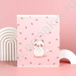 Тетрадь  12л клетка "Кошачьи нежности" /выборочный  УФ-лак/ ассорти NEW | Фото 7