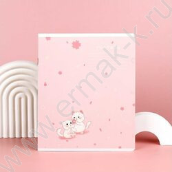 Тетрадь  12л клетка "Кошачьи нежности" /выборочный  УФ-лак/ ассорти NEW | Фото 9