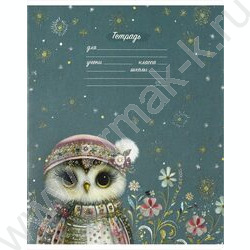 Тетрадь  12л клетка "Сказочные животные" /выборочный  УФ-лак/ ассорти NEW | Фото 2