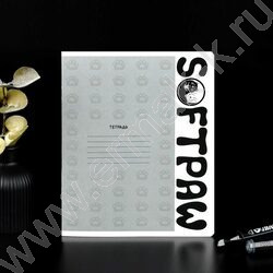 Тетрадь  24л клетка "Кошачья эстетика" /выборочный  УФ-лак/ ассорти NEW | Фото 8