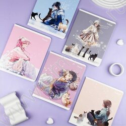 Тетрадь  48л клетка "Романтика" /выб.ТВИН-лак/ ассорти NEW | Фото 6