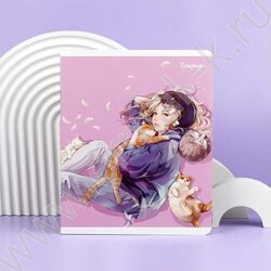 Тетрадь  48л клетка "Романтика" /выб.ТВИН-лак/ ассорти NEW | Фото 9