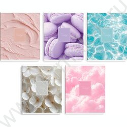 Тетрадь  48л клетка "Эстетика" /выборочный  УФ-лак/ ассорти NEW | Фото 1