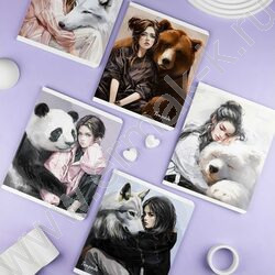 Тетрадь  48л клетка "Тотемное животное" /выб.ТВИН-лак/ ассорти NEW | Фото 6