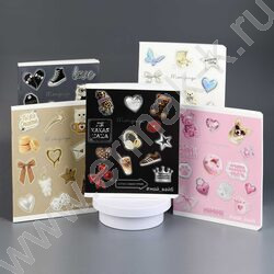 Тетрадь  48л клетка "Стикеры" /тиснение фольгой/ ассорти NEW | Фото 6