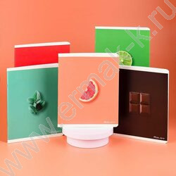 Тетрадь  48л клетка "Вкусные цвета" /конгрев + выборочный ТВИН УФ-лак/ ассорти NEW | Фото 6