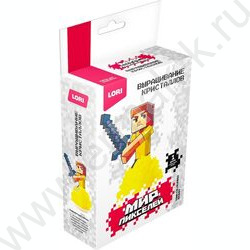 Набор д/творчества Выращивание кристаллов  Мир пикселей. Пиксельная воин NEW | Фото 1