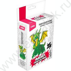 Набор д/творчества Выращивание кристаллов  Мир пикселей. Пиксельная дракон NEW | Фото 1