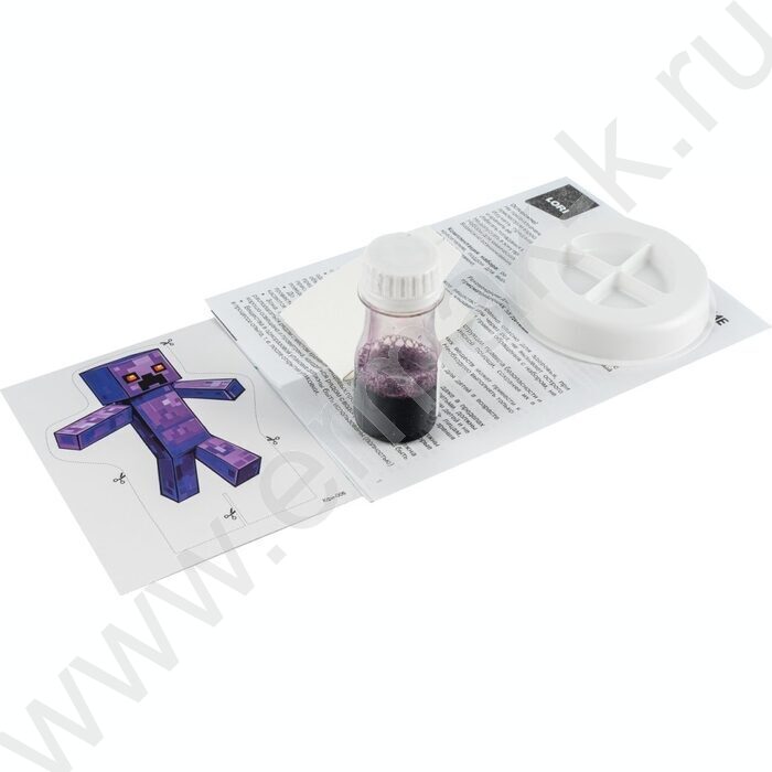 Набор д/творчества Выращивание кристаллов  Мир пикселей. Пиксельная персонаж NEW | Фото 3