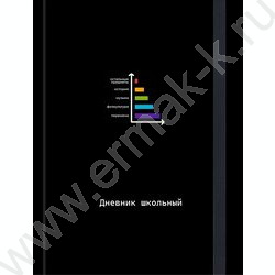 Дневник 1-11кл. /тв.обл./глянц.лам., с резинкой "Забавный дизайн на чёрном-6" NEW | Фото 2