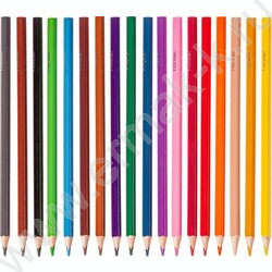 Карандаши  18цв Tronix /трехгранные /карт. короб с европодвесом NEW | Фото 4