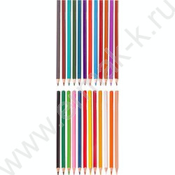 Карандаши  24цв Пушистый философ /трехгранные /карт. короб с европодвесом NEW | Фото 4