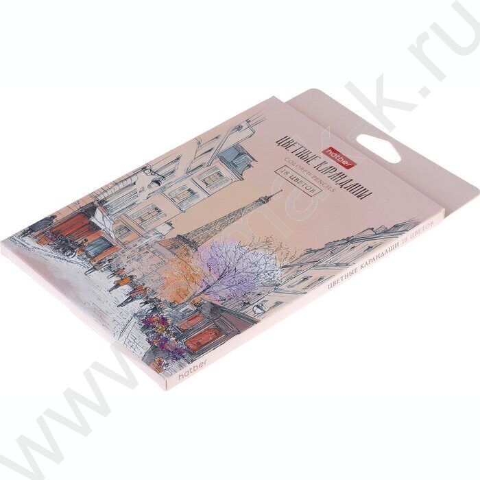 Карандаши  18цв Alto colore /трехгранные /мягкий стержень /карт. короб с европодвесом NEW | Фото 2