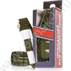 Ручка граната "Преодолевай все препятствия", пластик, в упаковке NEW | Фото 1