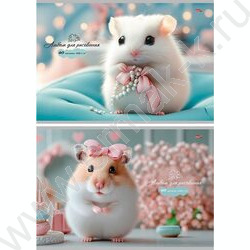 Альбом д/рисования 40л "Милый пушистик-2" ассорти NEW | Фото 1