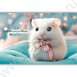 Альбом д/рисования 40л "Милый пушистик-2" ассорти NEW | Фото 4