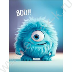 Блокнот  48л А7 склейка "Цветные монстрики-3" NEW | Фото 3