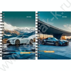 Зап. книжка 120л А6 спираль "Шикарные автомобили-7" NEW | Фото 1