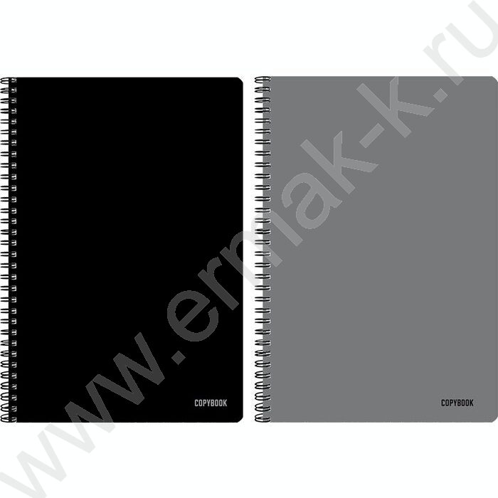 Тетрадь  96л А4 клетка/спираль "В тёмных тонах" /лен/ NEW | Фото 1