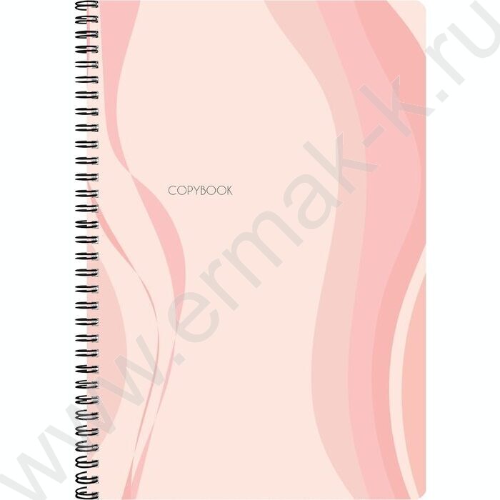 Тетрадь  96л А4 клетка/спираль "Пастельная абстракция" /лен/ NEW | Фото 3