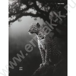 Тетрадь  80л клетка/кольца "Леопард в чёрно-белом" NEW | Фото 2