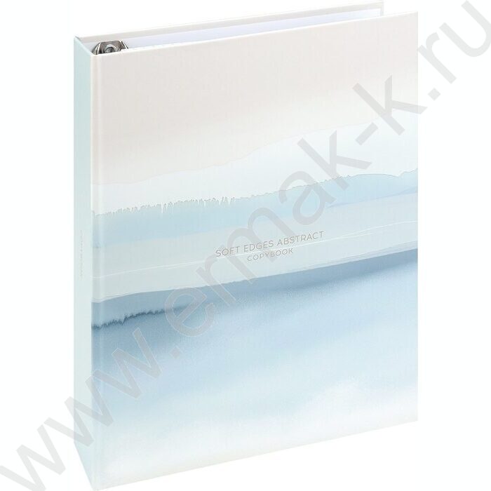 Тетрадь  80л клетка/кольца "Нежная абстракция-1" NEW | Фото 1