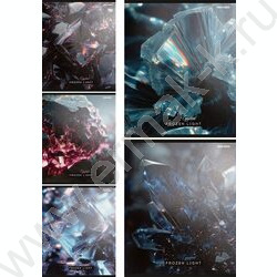 Тетрадь  48л клетка "Завораживающие кристаллы" /твин-лак/ 5видов NEW | Фото 1