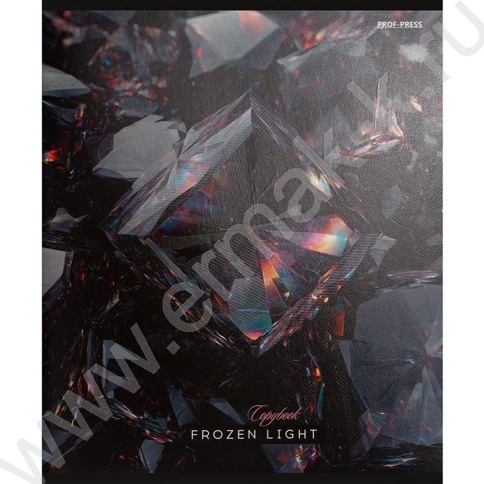 Тетрадь  48л клетка "Завораживающие кристаллы" /твин-лак/ 5видов NEW | Фото 3