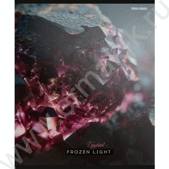 Тетрадь  48л клетка "Завораживающие кристаллы" /твин-лак/ 5видов NEW | Фото 7