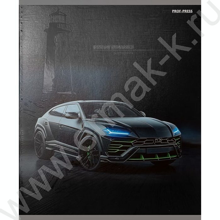 Тетрадь  48л клетка "Красивые автомобили-11" /твин-лак/ 5видов NEW | Фото 7