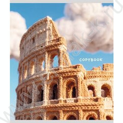 Тетрадь  48л клетка "Вязаные города" /холст/ 5видов NEW | Фото 7