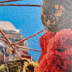 Тетрадь  48л клетка "Вязаные города" /холст/ 5видов NEW | Фото 8