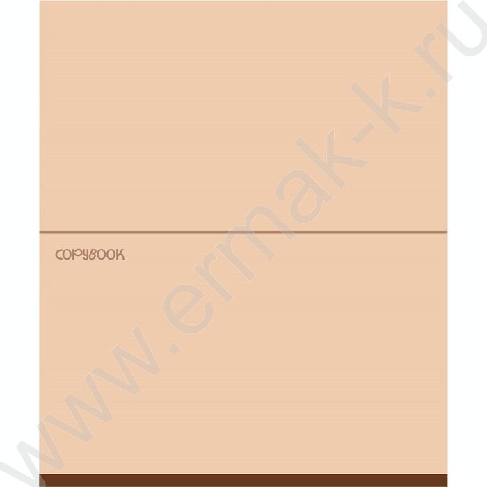 Тетрадь  48л клетка "Бежево-коричневые оттенки" /софт-тач/ 5видов NEW | Фото 4