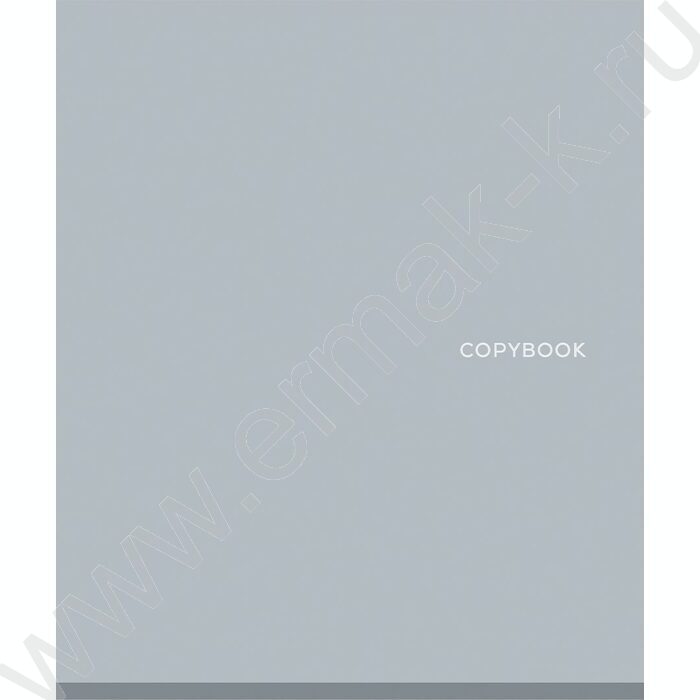 Тетрадь  48л клетка "Оттенки серого-2" /софт-тач/ 5видов NEW | Фото 5