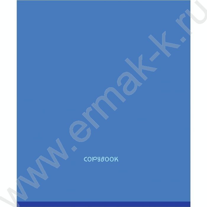 Тетрадь  48л клетка "Оттенки синего-1" /софт-тач/ 5видов NEW | Фото 5