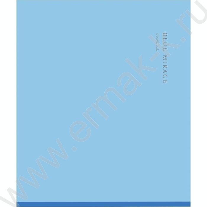 Тетрадь  48л клетка "Оттенки синего-2" /софт-тач/ 5видов NEW | Фото 3