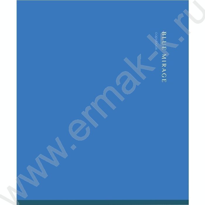 Тетрадь  48л клетка "Оттенки синего-2" /софт-тач/ 5видов NEW | Фото 4