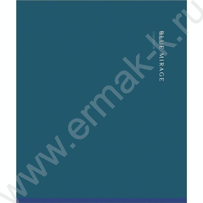 Тетрадь  48л клетка "Оттенки синего-2" /софт-тач/ 5видов NEW | Фото 5