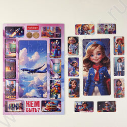 Пазлы   38 2в1 Кем быть? Для девочек в рамке NEW | Фото 2