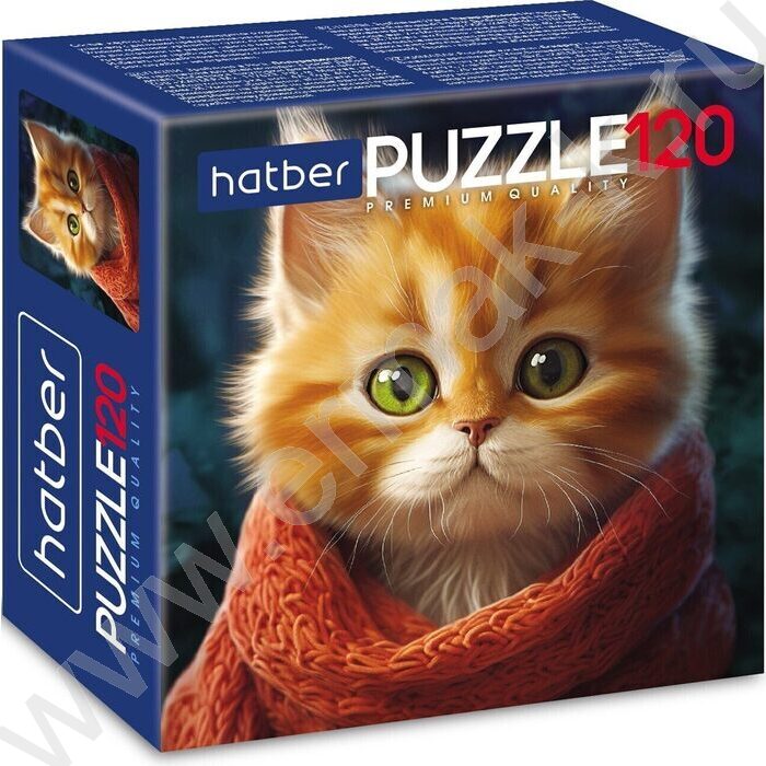 Пазлы  120 Рыжий котик NEW | Фото 1