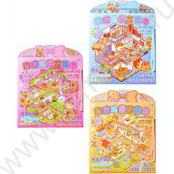 Наклейки декоративные 17,8*22,5см Румбокс Капибара /6 листов: 2 листа с локациями, 4 листа с нак NEW | Фото 1