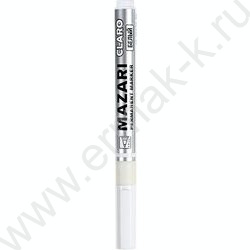 Маркер перм. /белый/ 1-2мм круг Claro NEW | Фото 2