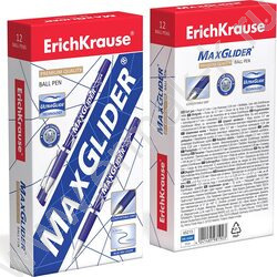 Ручка шар MaxGlider® Stick&Grip 0,7мм, синяя NEW | Фото 4